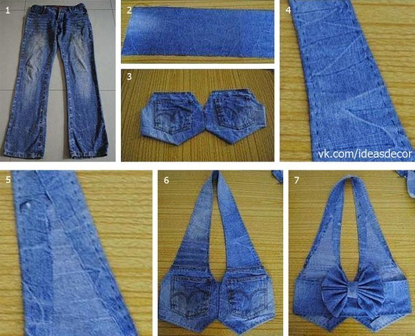 Как сделать джинсовую жилетку своими руками видео