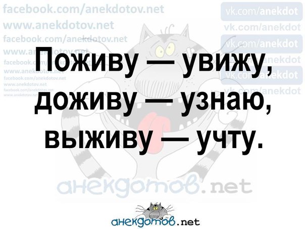 Поживем увидим доживем узнаем выживем учтем картинки