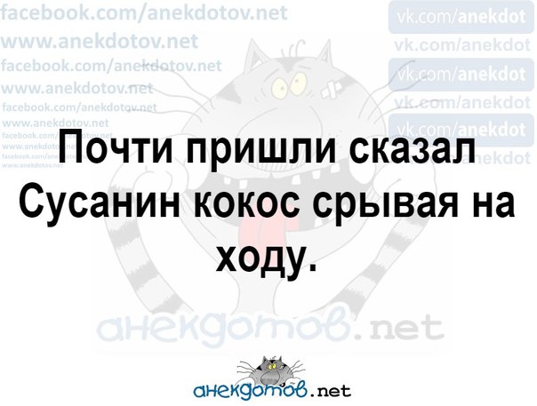 Почти пришли. Почти пришли, - сказал Сусанин. Почти пришли сказал Сусанин Кокос срывая. Почти пришел Сусанин юмор. Почти пришли сказал Сусанин банан срывая на ходу.